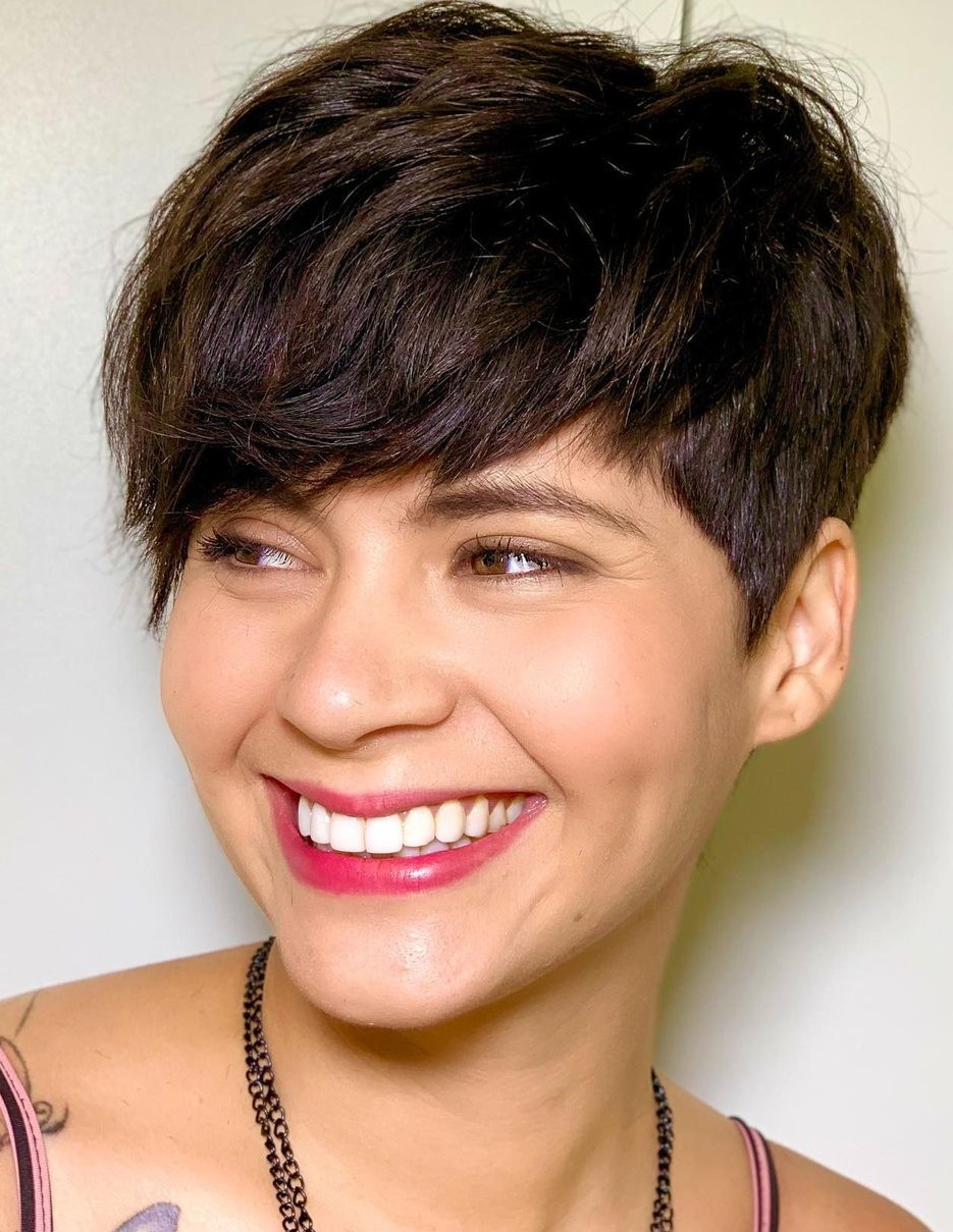 Very Short Cut with Thick Bangs