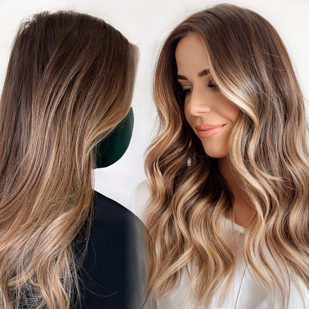 Warm Brown Mane with Dimensional Balayage