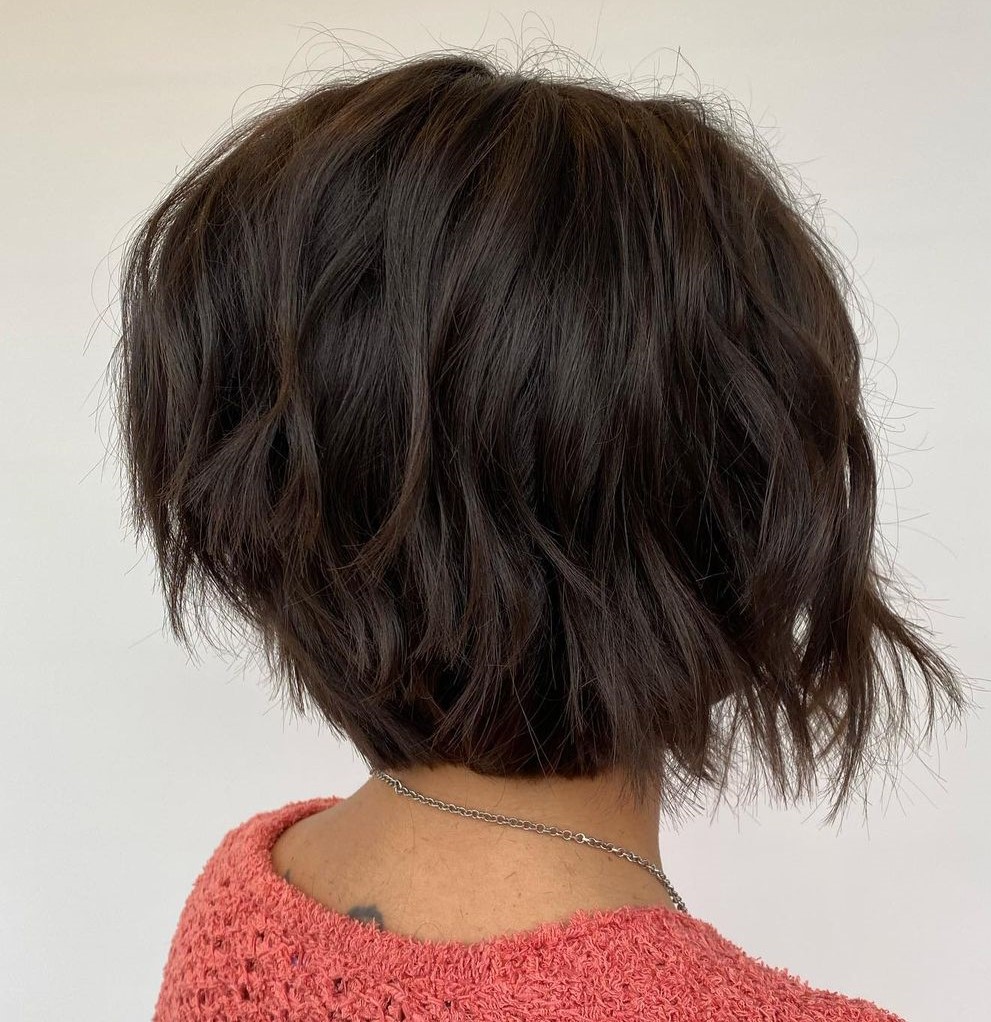 Thick Bob with Razored Layers